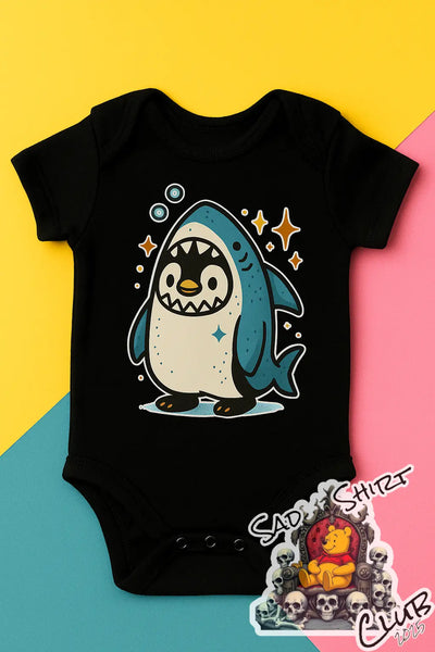 Baby Sharkie Penguin Bodysuit SadShirtClub