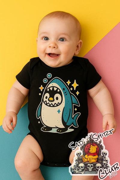 Baby Sharkie Penguin Bodysuit SadShirtClub