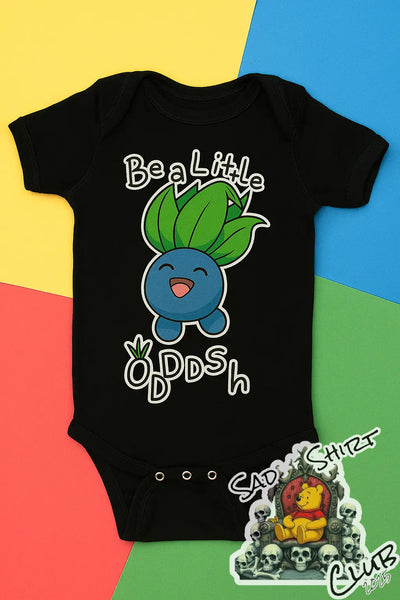 Be a Little Oddish unisex BabyGrow SadShirtClub