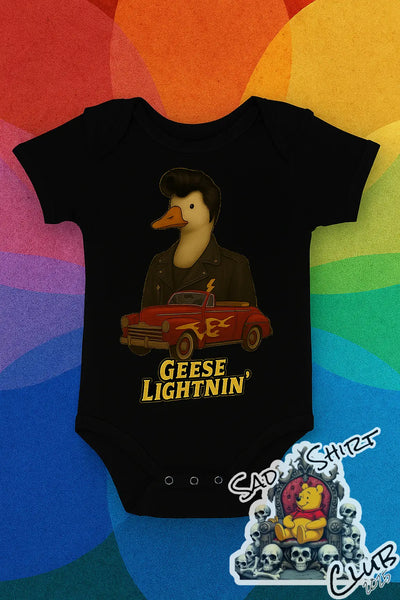 Geese Lightnin’ Baby Grow SadShirtClub