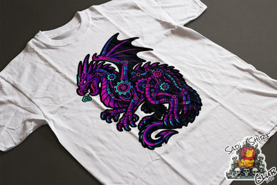 Neon Mechadragon unisex T-Shirt SadShirtClub