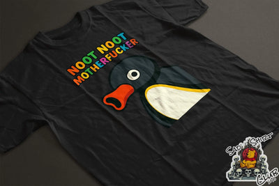 Noot Noot Motherfucker Tee – Rainbow Chaos Edition SadShirtClub