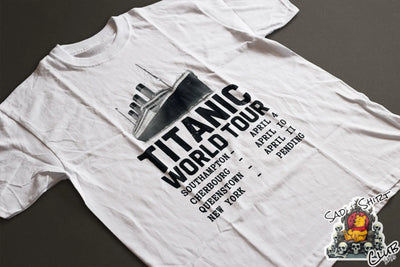 Titanic World Tour Tee – 1912’s Hottest (and Coldest) Event SadShirtClub