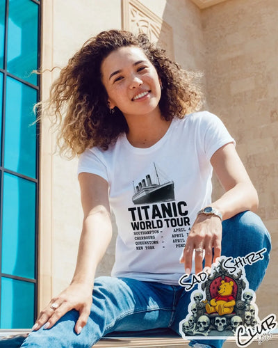 Titanic World Tour Tee – 1912’s Hottest (and Coldest) Event SadShirtClub