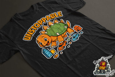 Unstoppable Tortoise Tee – Dino Destruction Mode Activated SadShirtClub