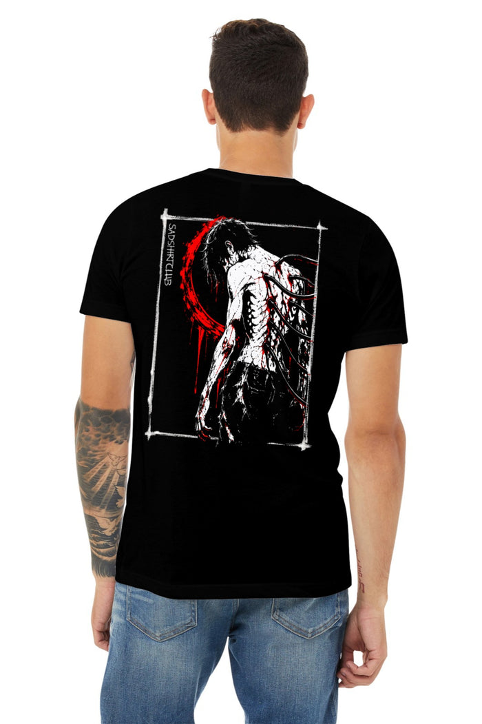 Parasitic Devotion Gothic T-Shirt | Dark Fantasy Graphic Tee | Alternative Gothic Clothing | Body Horror Shirt | NVRMRE Collection