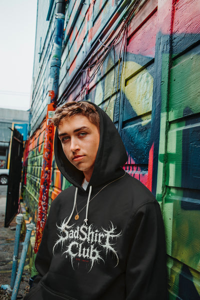 SadShirtClub Metal Logo t-shirt/Hoodie — Limited Support Drop