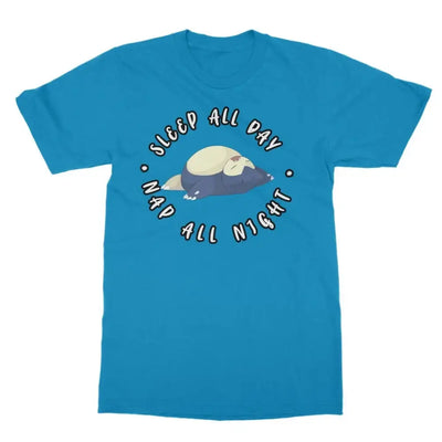 Sleep All Day Classic Adult T-Shirt